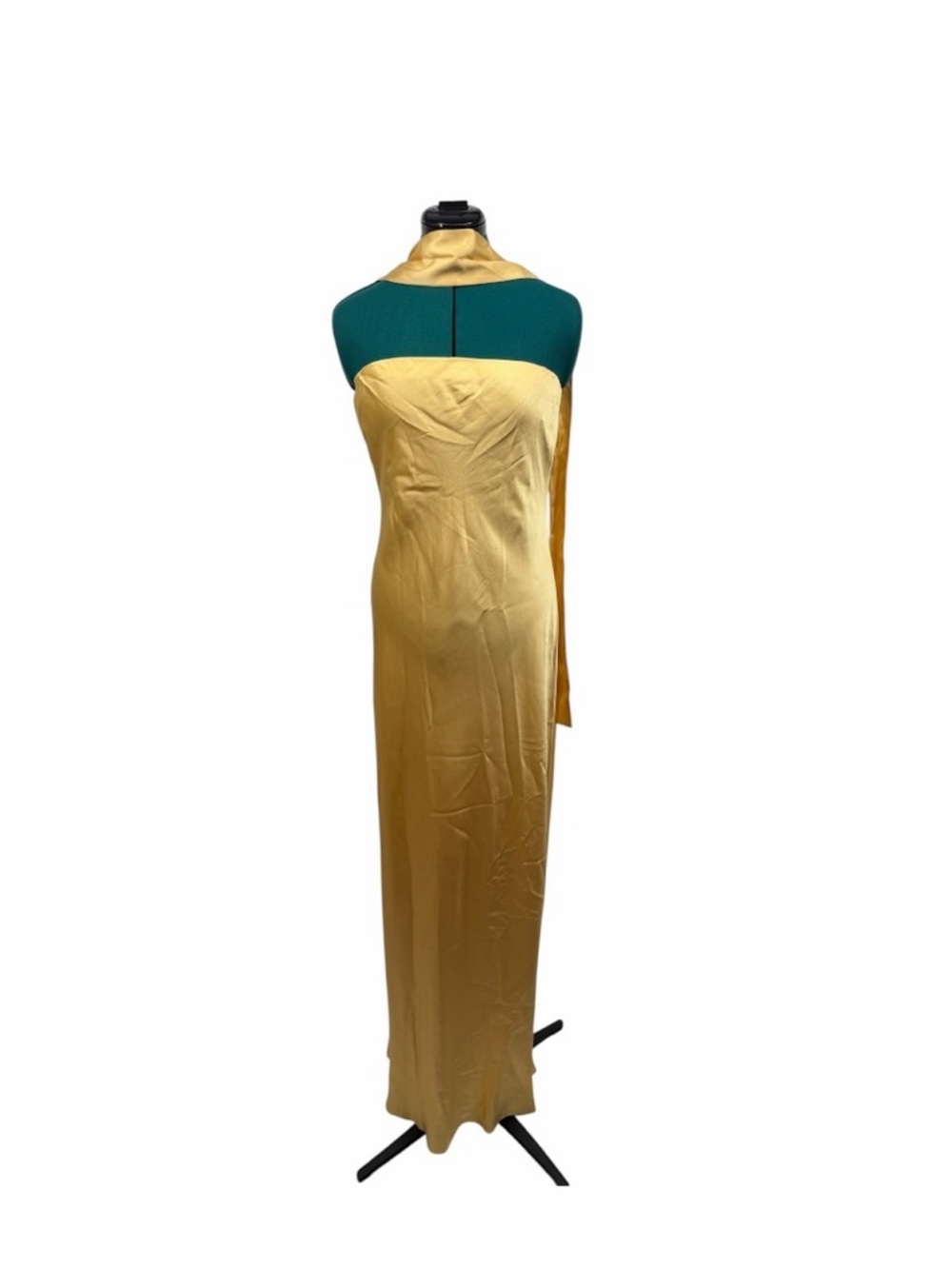 Reformation Oren Silk Maxi Dress XL Butter‎ Yellow Strapless Wedding Guest - Picture 4 of 8